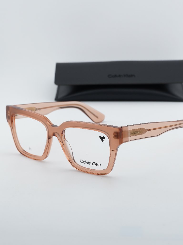 Calvin Klein Ck24526 278 Unisex Square Eyeglasses 52mm - Brown